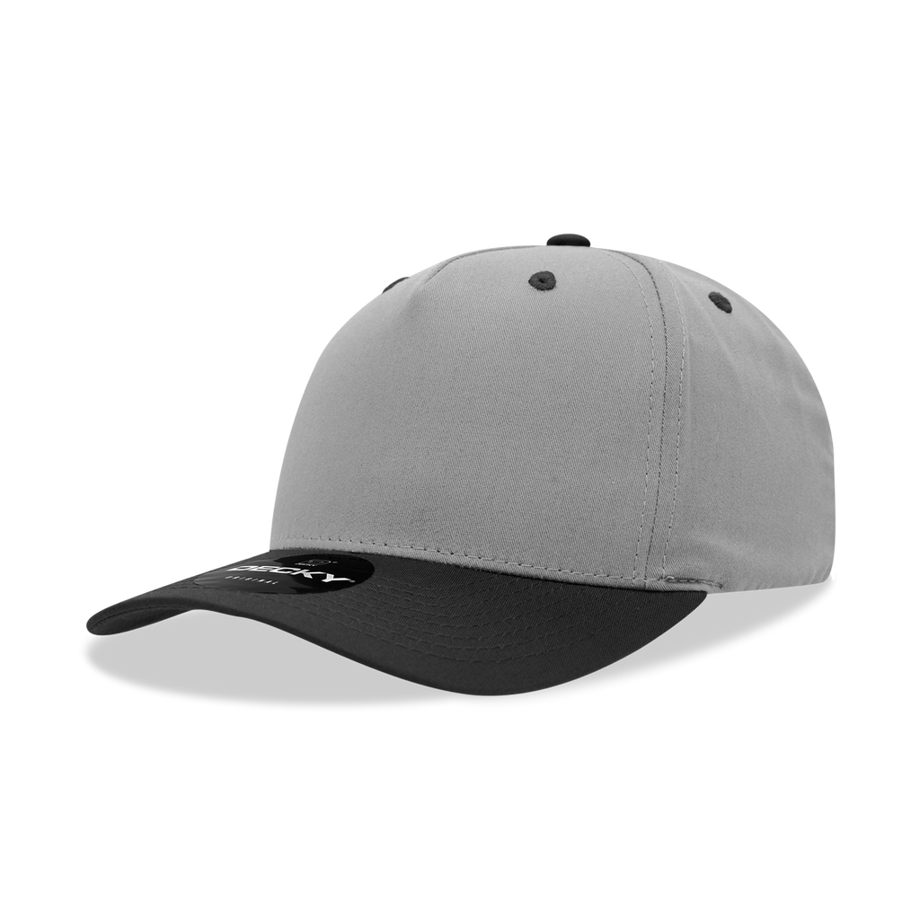 Decky 6024 5 Panel Mid Profile Structured Cotton Blend Cap