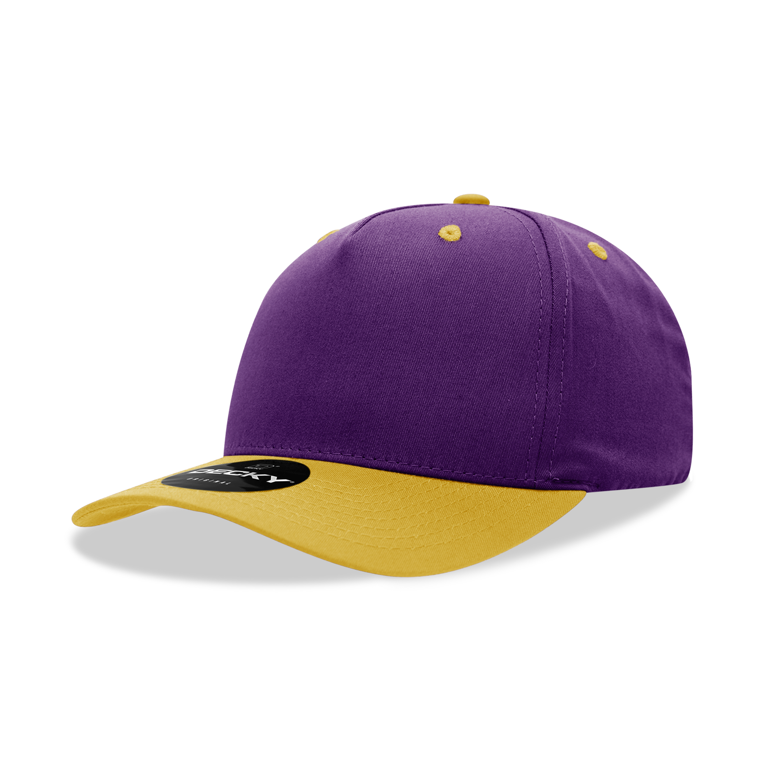 Decky 6024 5 Panel Mid Profile Structured Cotton Blend Cap