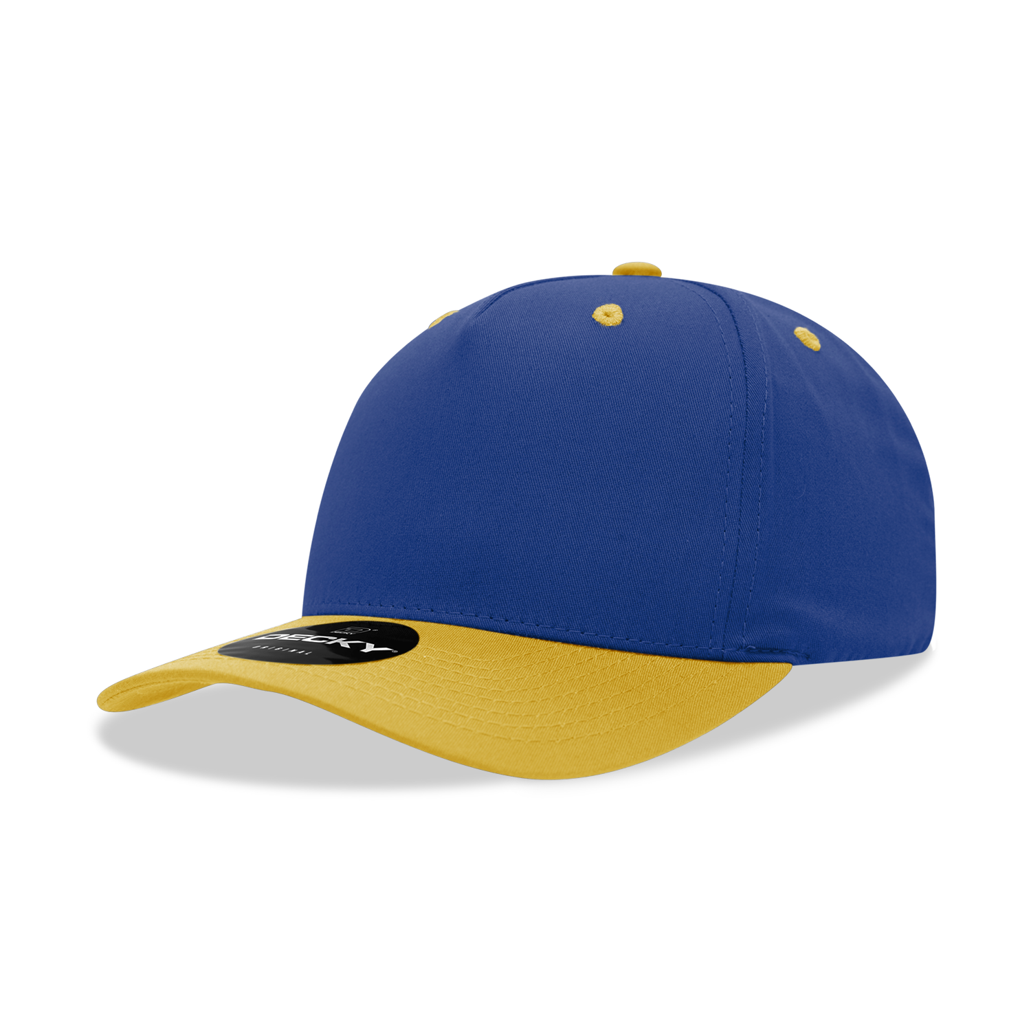 Decky 6024 5 Panel Mid Profile Structured Cotton Blend Cap