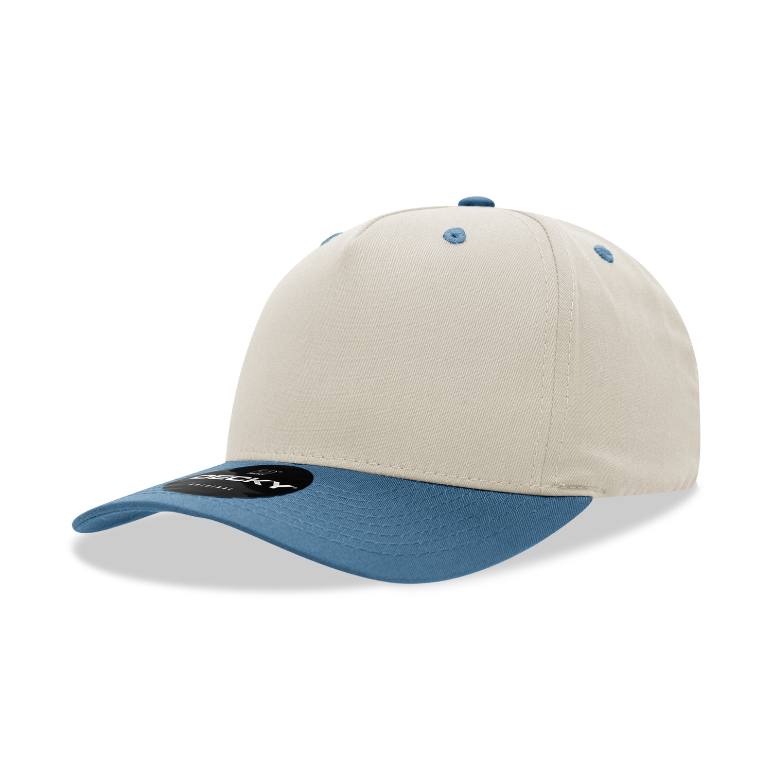 Decky 6024 5 Panel Mid Profile Structured Cotton Blend Cap