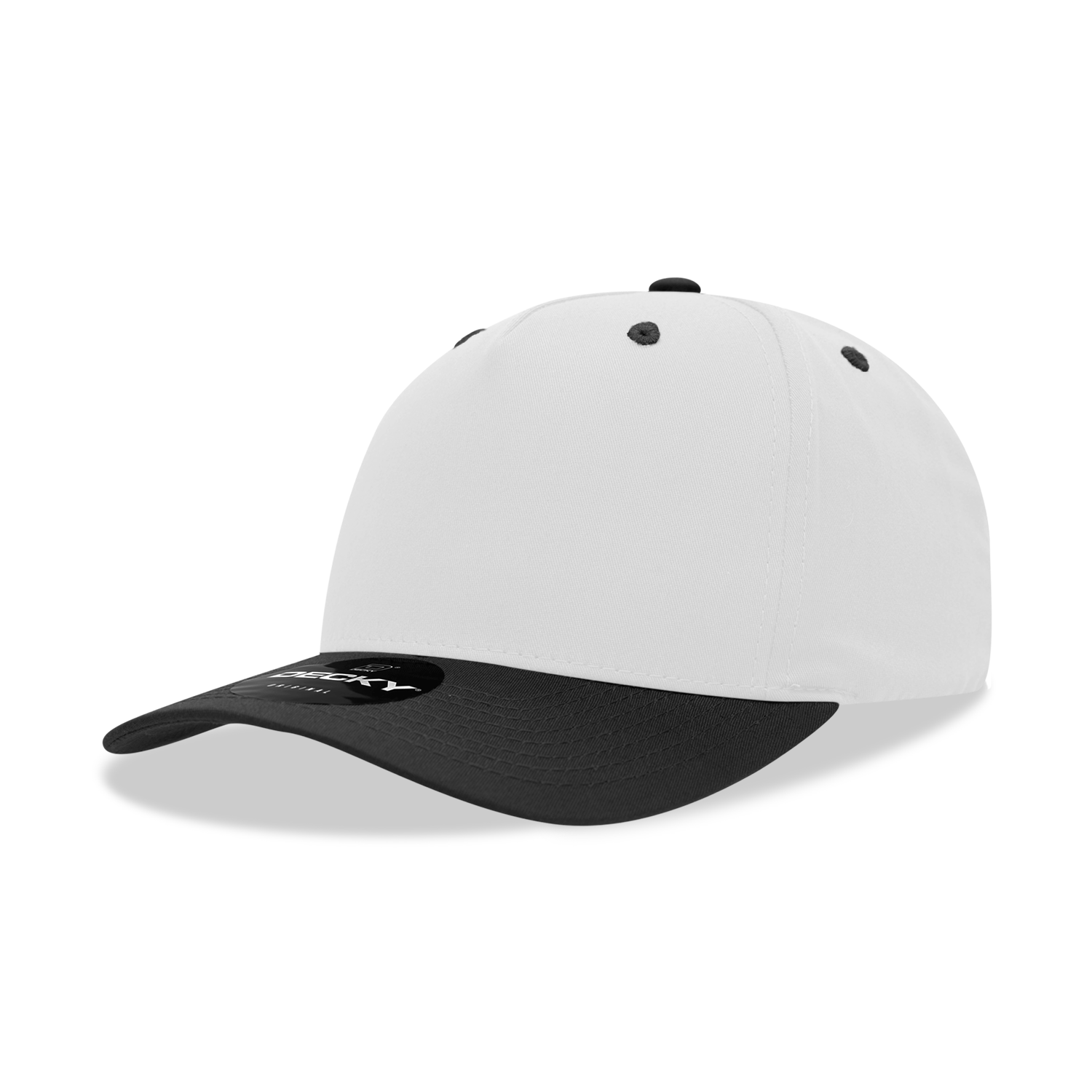 Decky 6024 5 Panel Mid Profile Structured Cotton Blend Cap