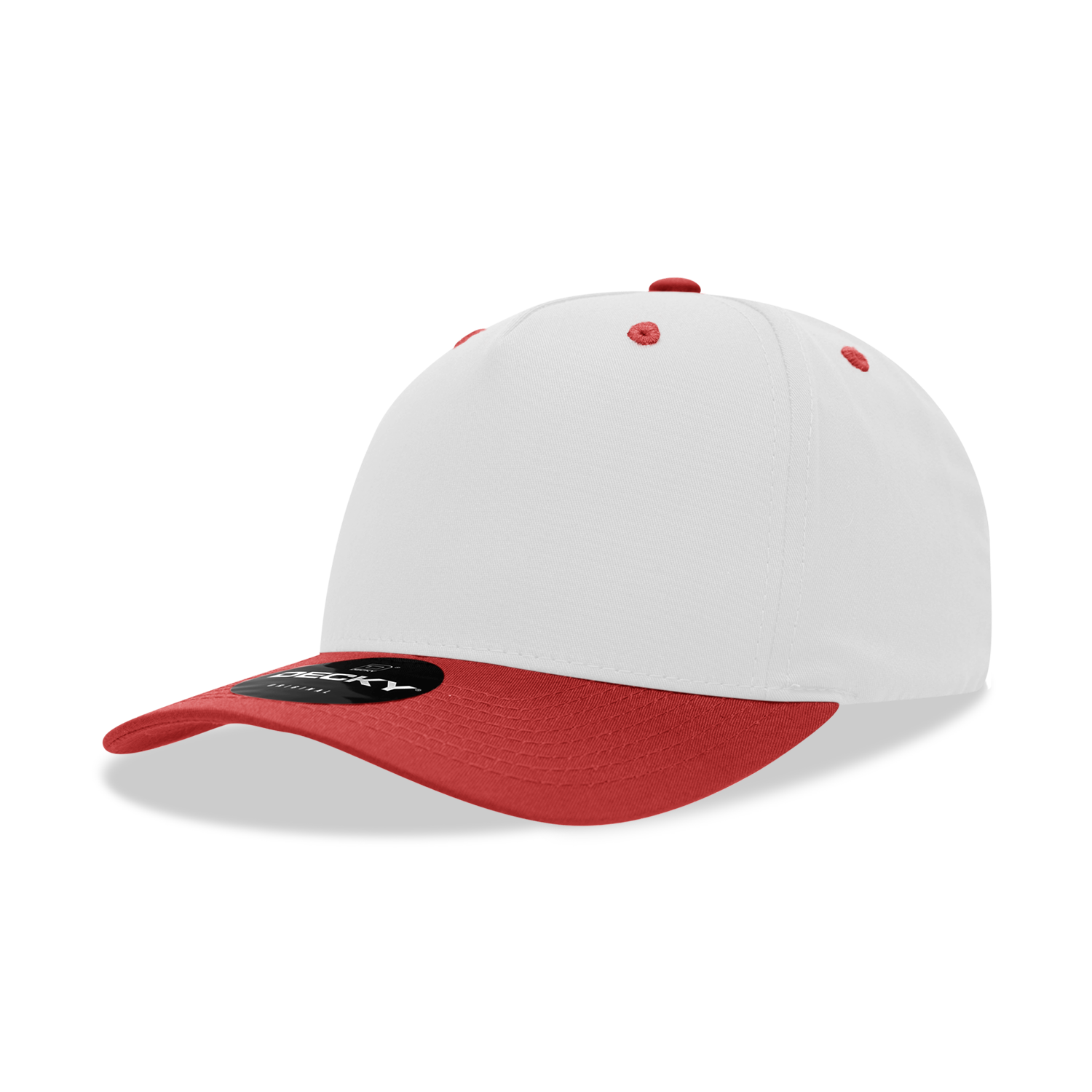 Decky 6024 5 Panel Mid Profile Structured Cotton Blend Cap