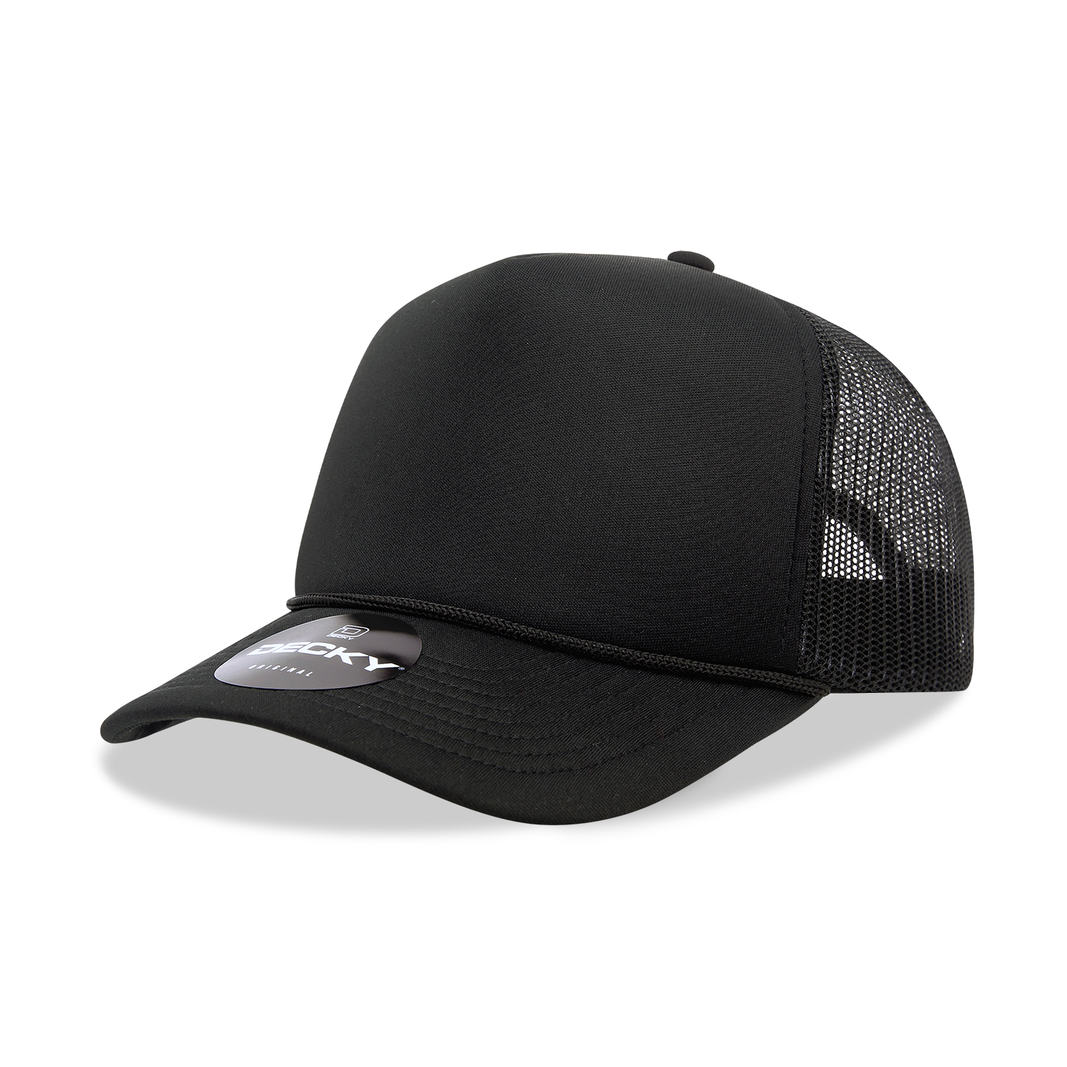 Decky 6025 5 Panel Mid Profile Structured Foam Trucker