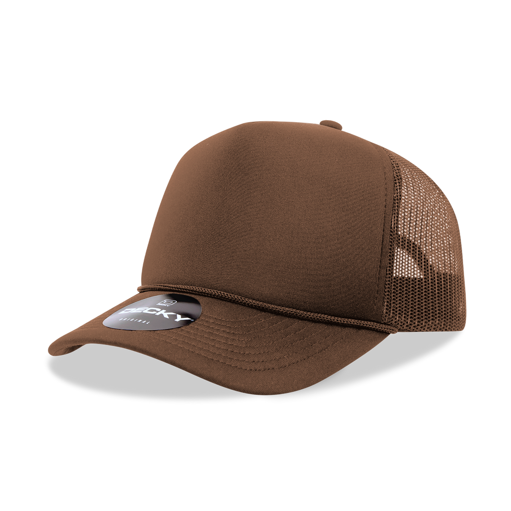 Decky 6025 5 Panel Mid Profile Structured Foam Trucker
