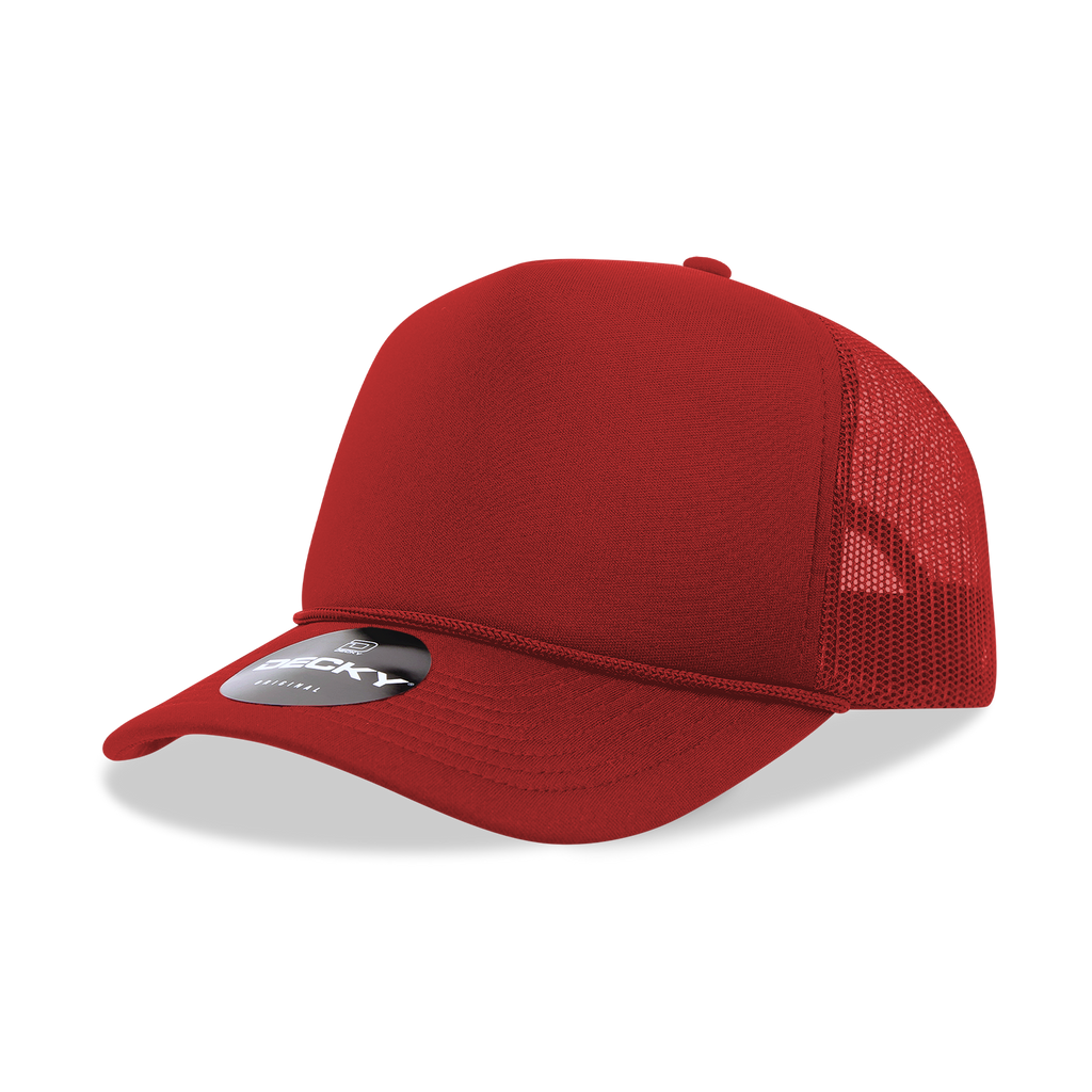 Decky 6025 5 Panel Mid Profile Structured Foam Trucker