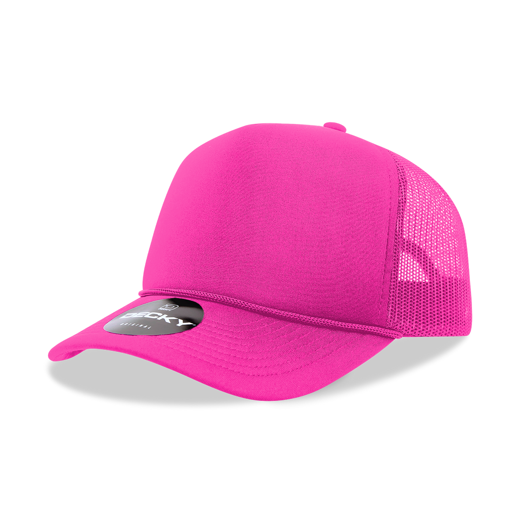 Decky 6025 5 Panel Mid Profile Structured Foam Trucker