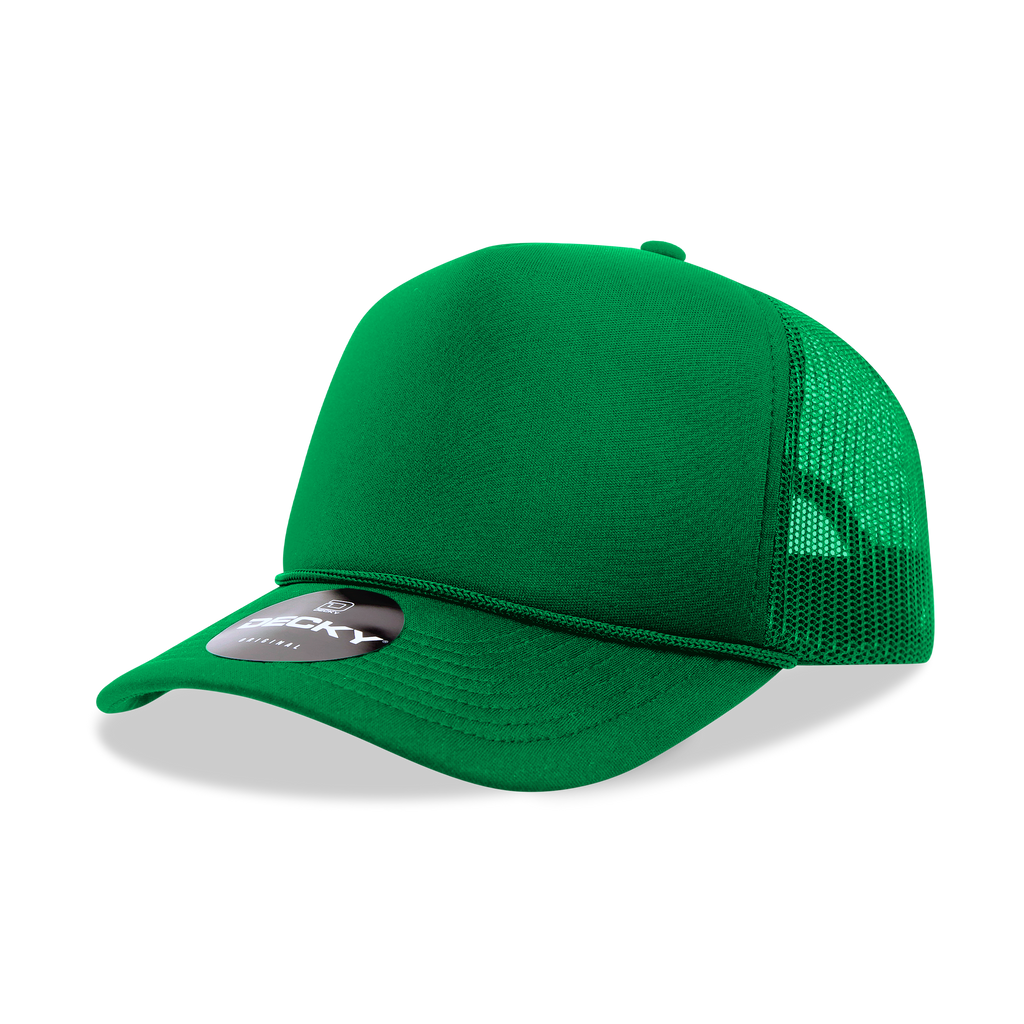 Decky 6025 5 Panel Mid Profile Structured Foam Trucker