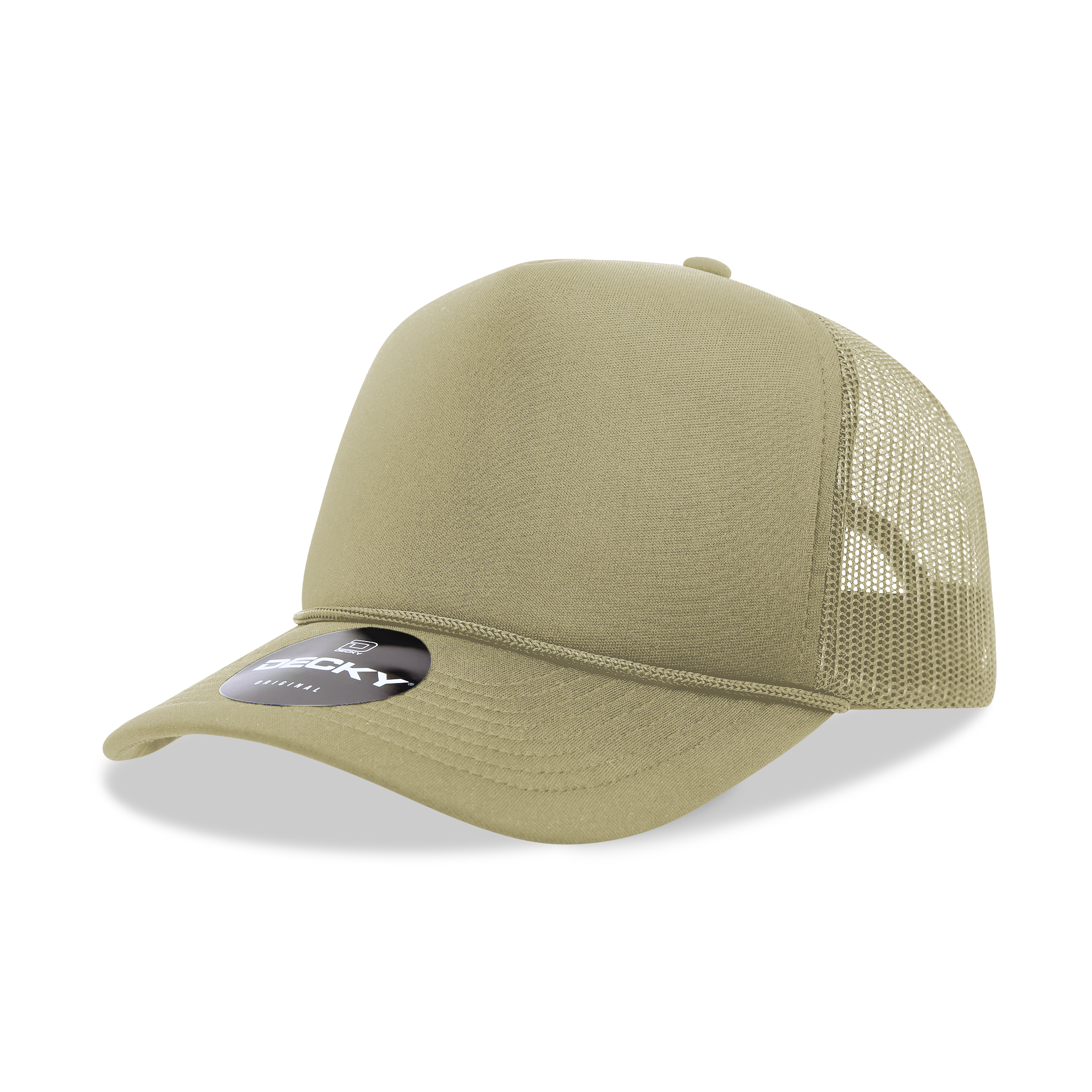 Decky 6025 5 Panel Mid Profile Structured Foam Trucker