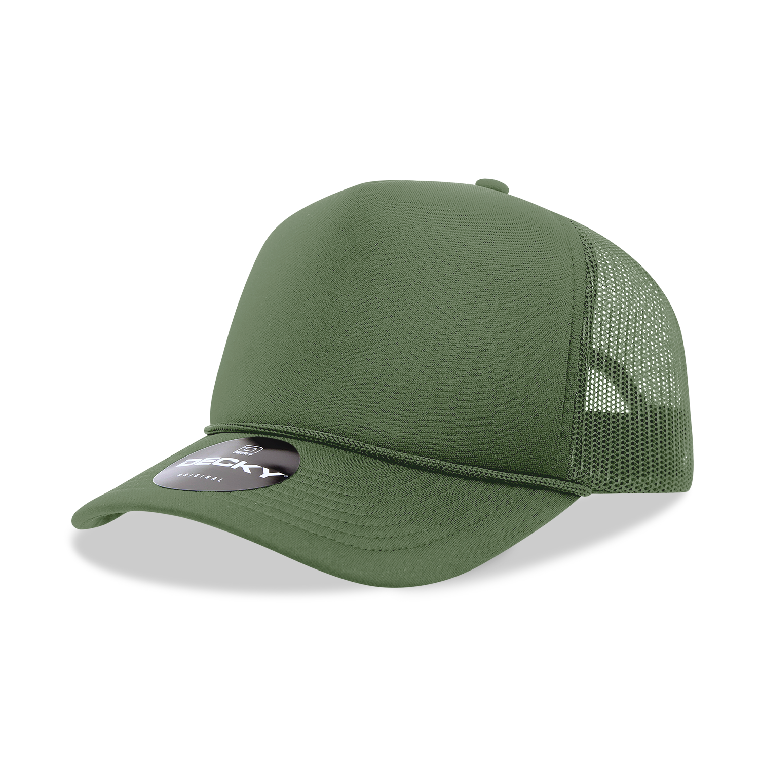 Decky 6025 5 Panel Mid Profile Structured Foam Trucker