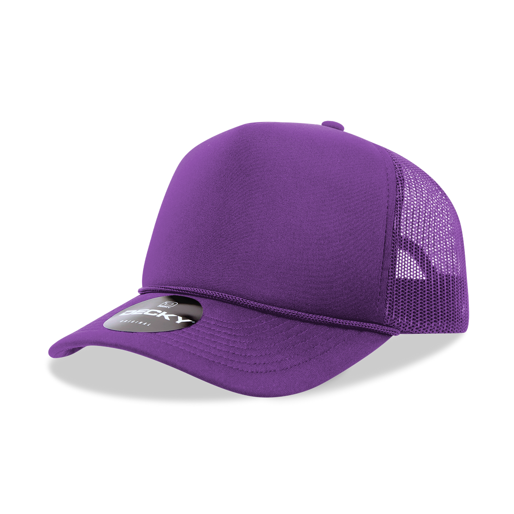 Decky 6025 5 Panel Mid Profile Structured Foam Trucker
