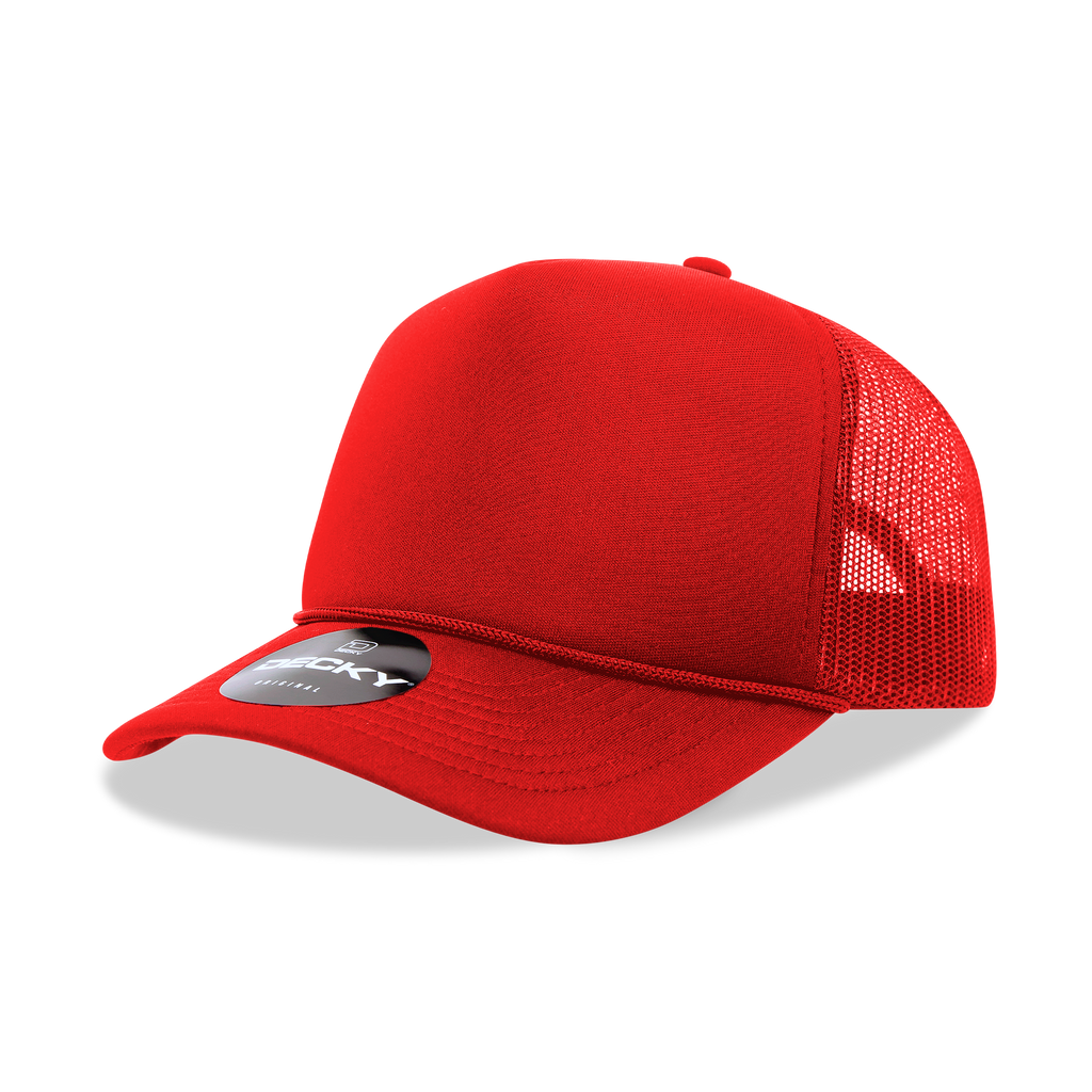Decky 6025 5 Panel Mid Profile Structured Foam Trucker