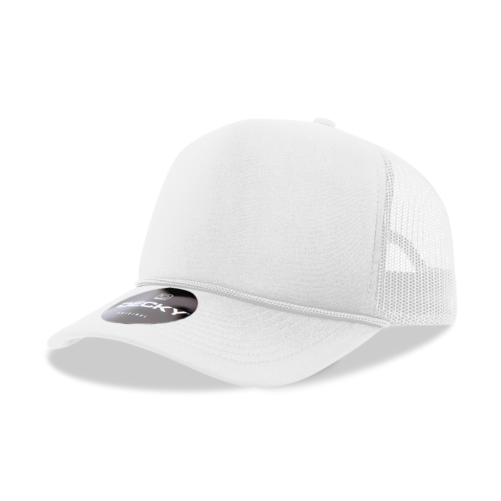 Decky 6025 5 Panel Mid Profile Structured Foam Trucker
