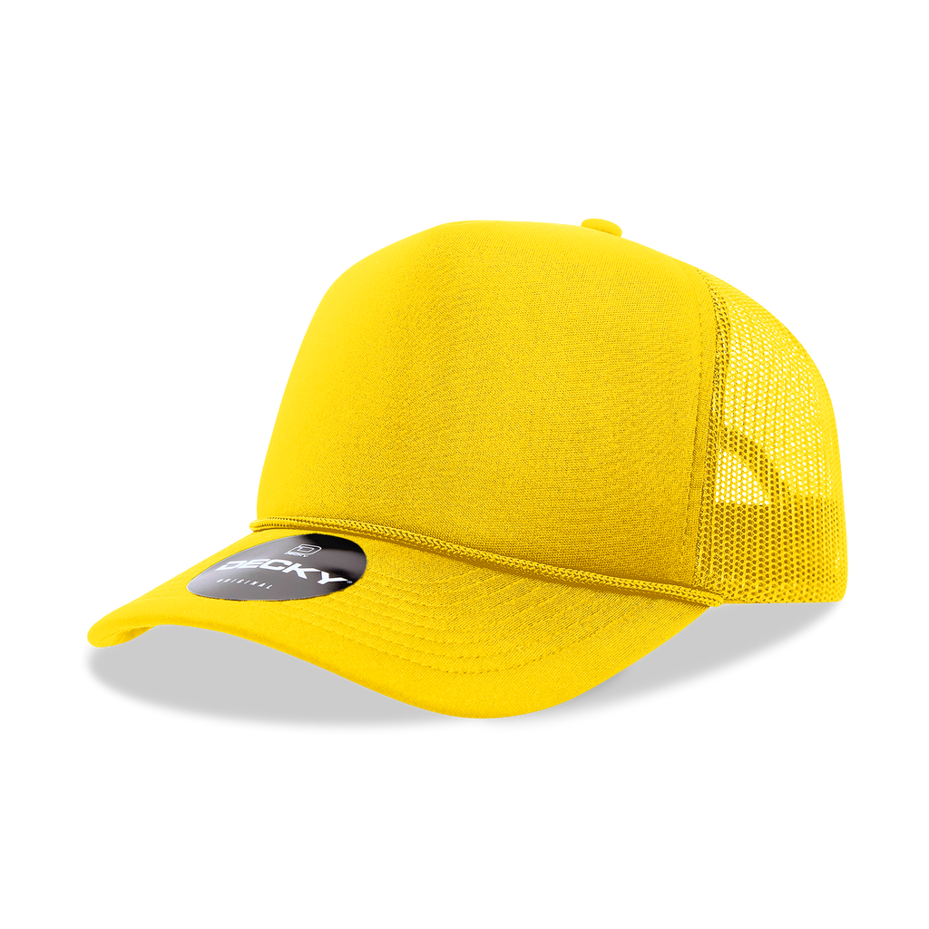 Decky 6025 5 Panel Mid Profile Structured Foam Trucker