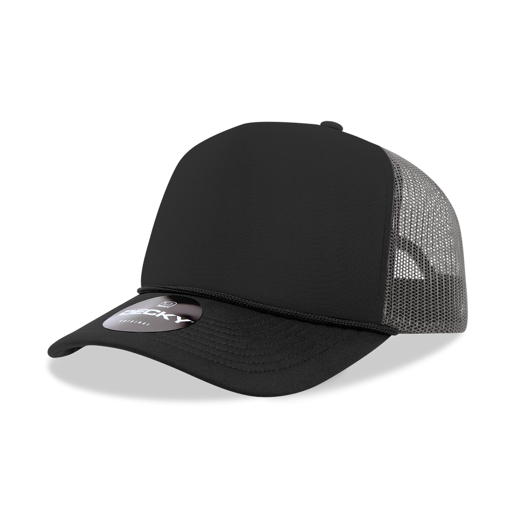 Decky 6025 5 Panel Mid Profile Structured Foam Trucker