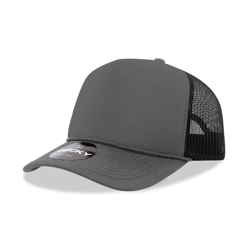Decky 6025 5 Panel Mid Profile Structured Foam Trucker