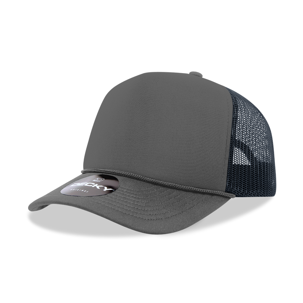 Decky 6025 5 Panel Mid Profile Structured Foam Trucker