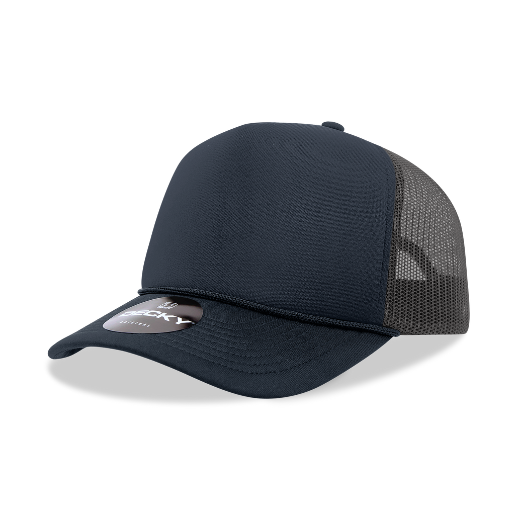 Decky 6025 5 Panel Mid Profile Structured Foam Trucker