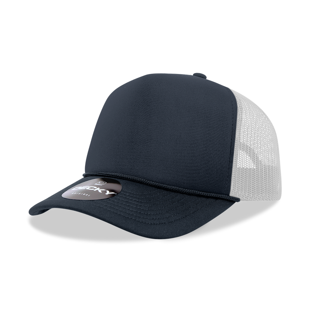 Decky 6025 5 Panel Mid Profile Structured Foam Trucker