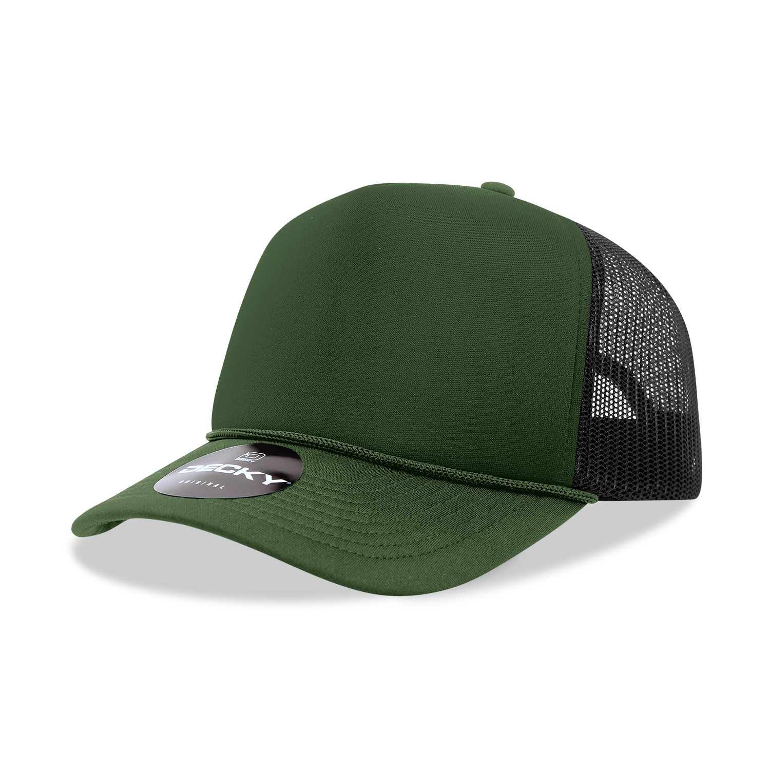 Decky 6025 5 Panel Mid Profile Structured Foam Trucker