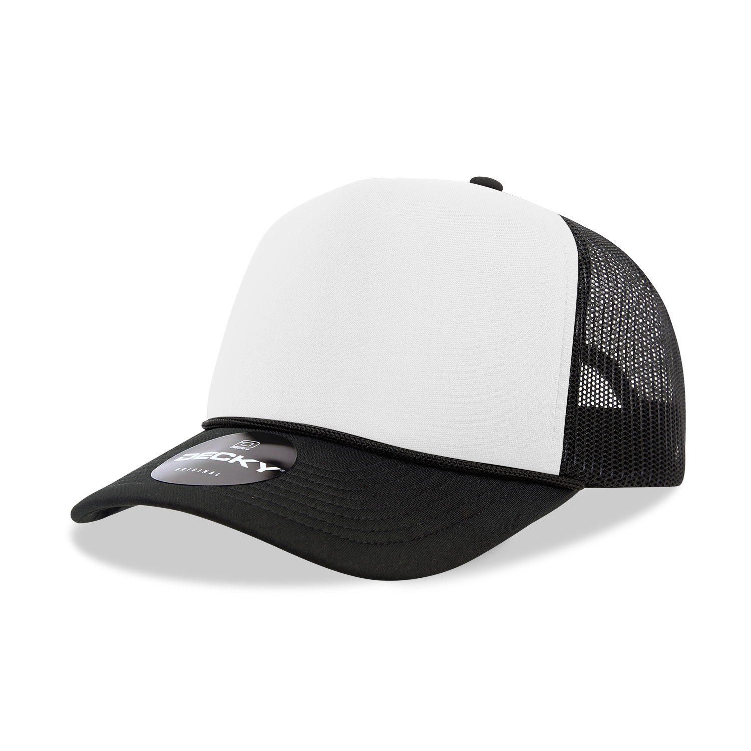 Decky 6025 5 Panel Mid Profile Structured Foam Trucker