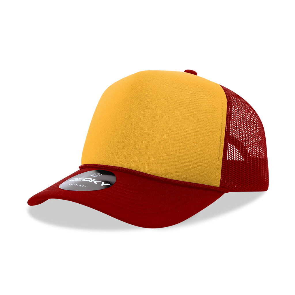 Decky 6025 5 Panel Mid Profile Structured Foam Trucker