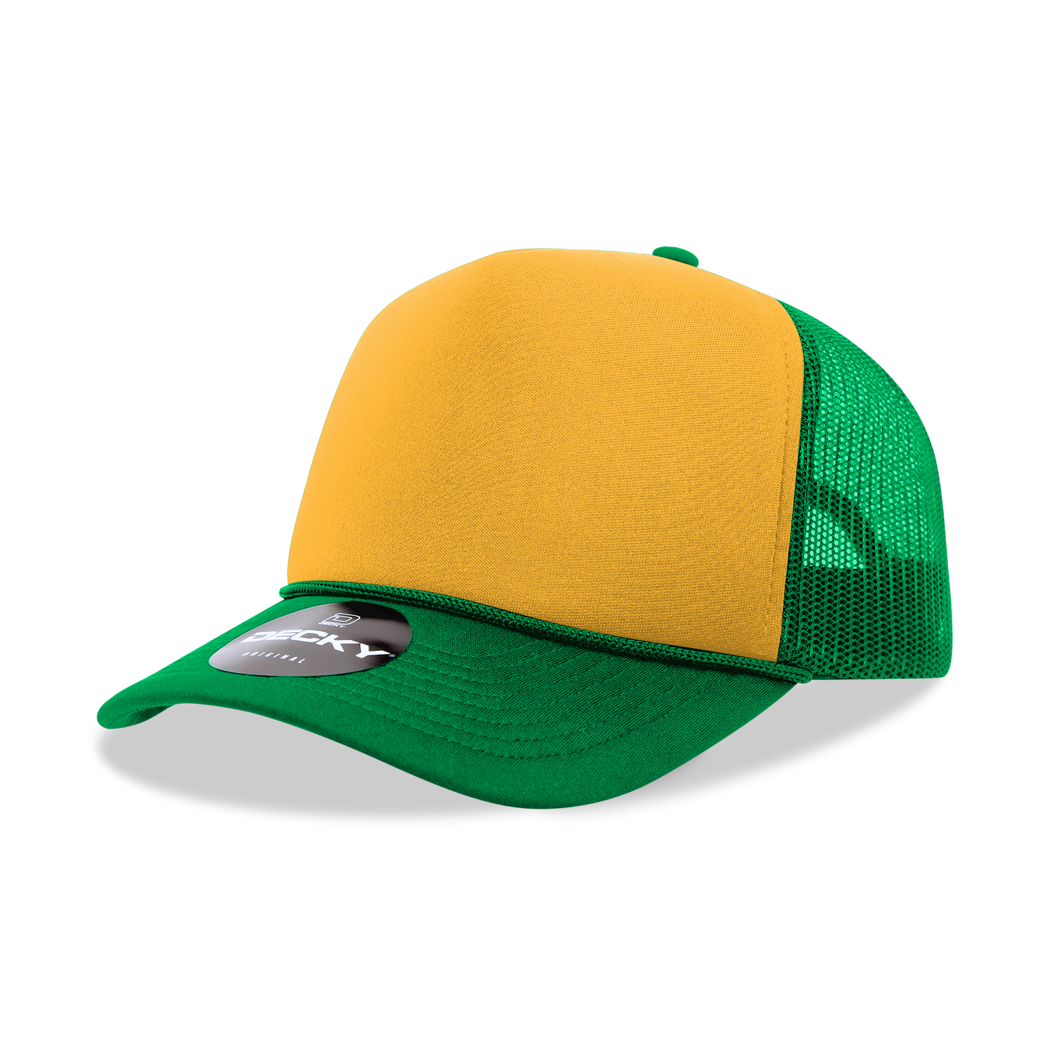 Decky 6025 5 Panel Mid Profile Structured Foam Trucker