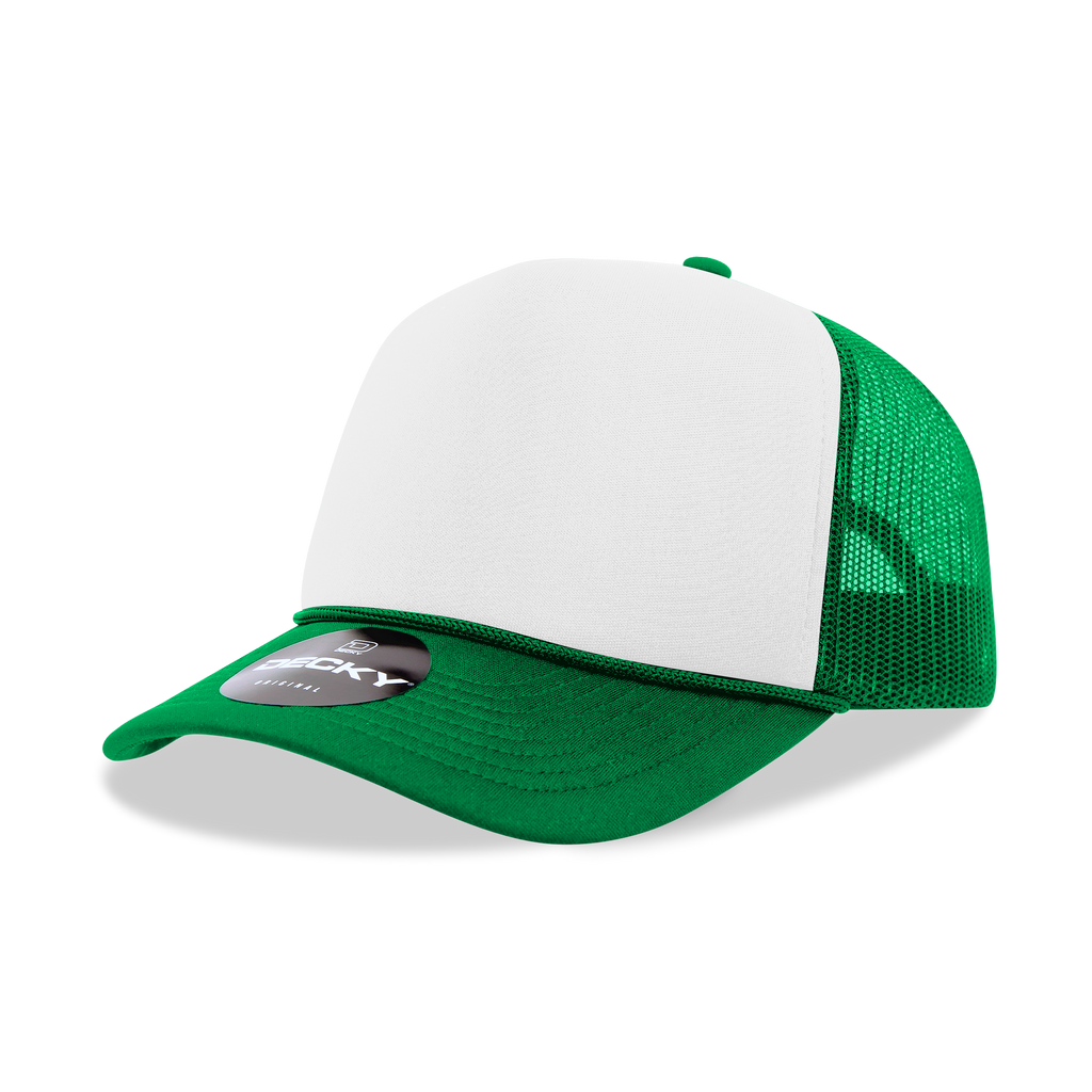 Decky 6025 5 Panel Mid Profile Structured Foam Trucker