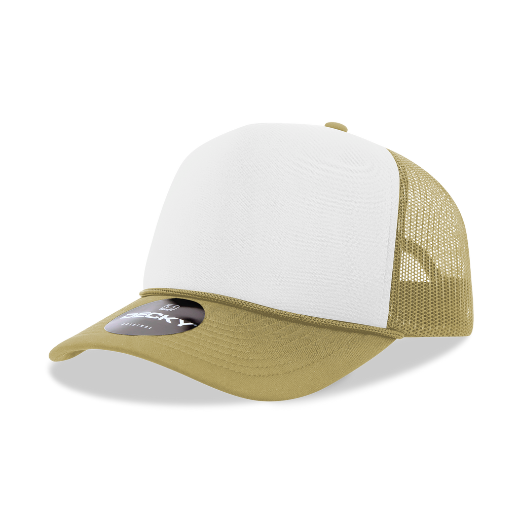Decky 6025 5 Panel Mid Profile Structured Foam Trucker