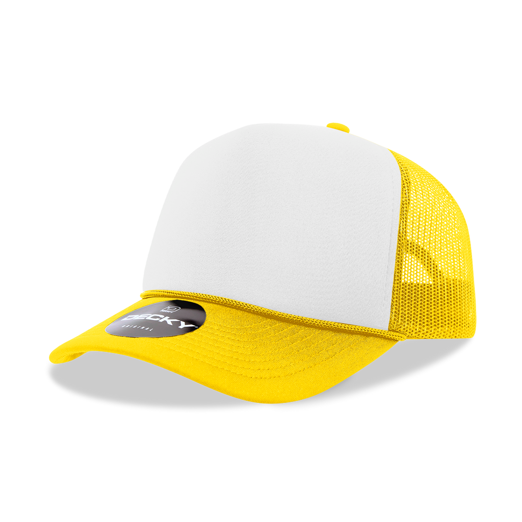 Decky 6025 5 Panel Mid Profile Structured Foam Trucker
