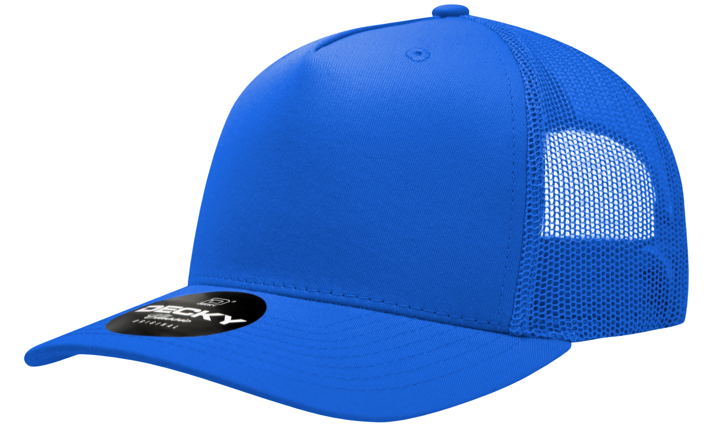 Decky 6030 5 Panel Mid Profile Structured Cotton Blend Trucker