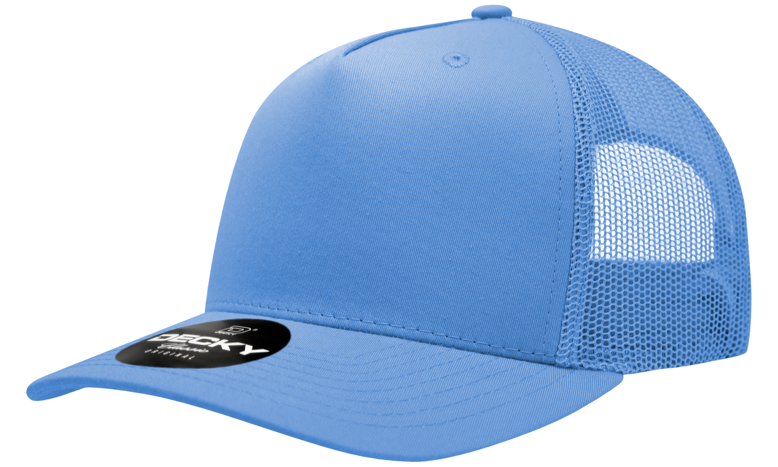 Decky 6030 5 Panel Mid Profile Structured Cotton Blend Trucker