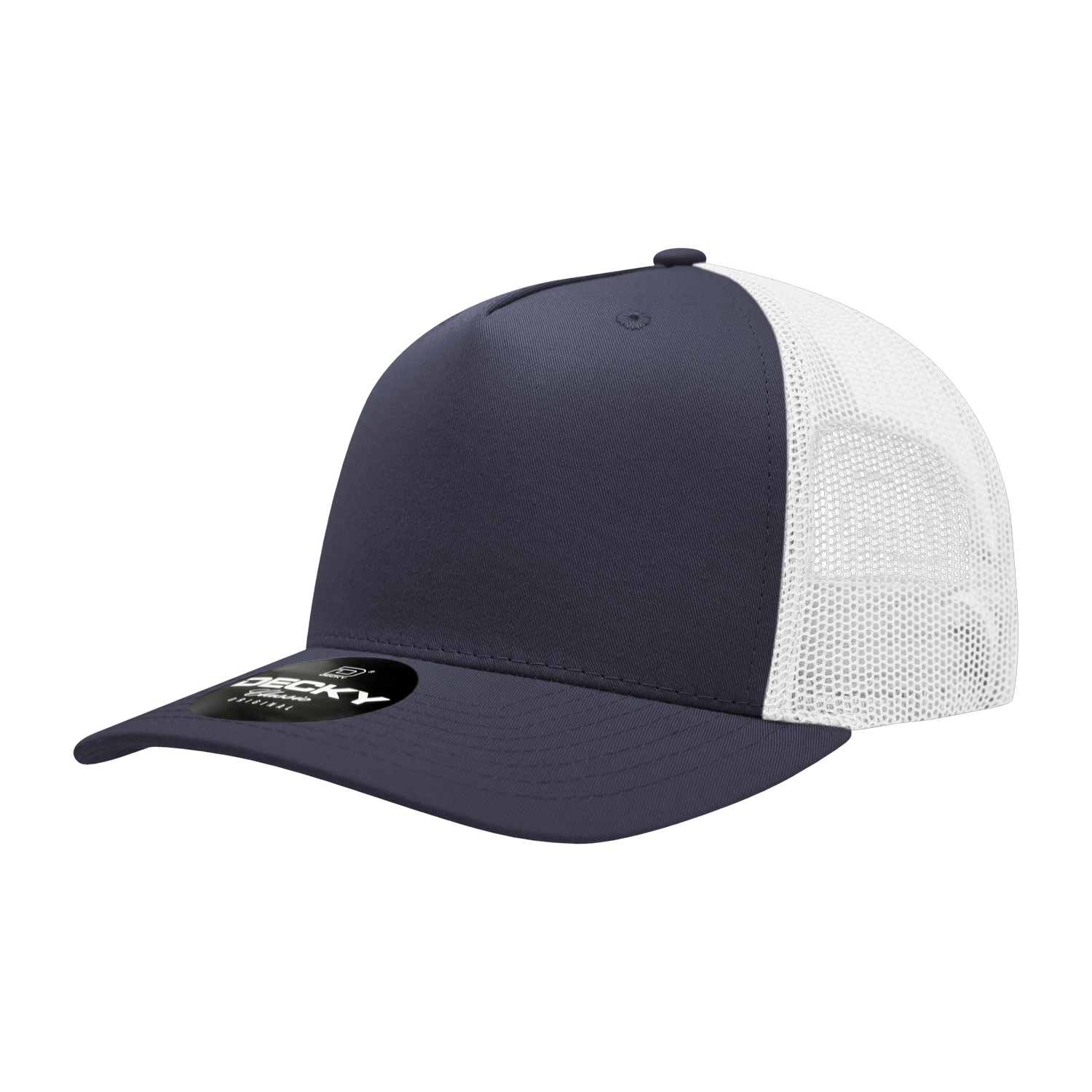 Decky 6030 5 Panel Mid Profile Structured Cotton Blend Trucker