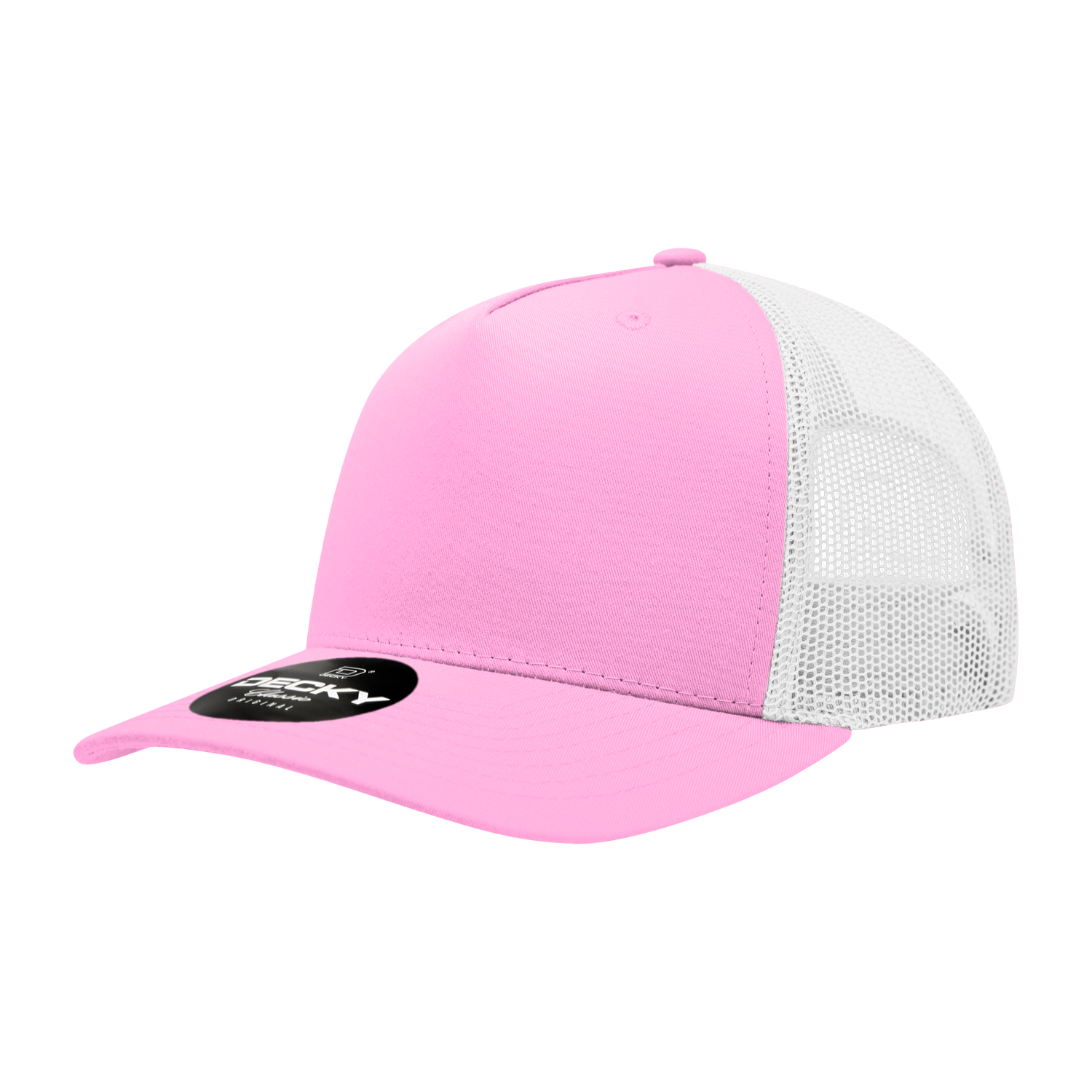 Decky 6030 5 Panel Mid Profile Structured Cotton Blend Trucker