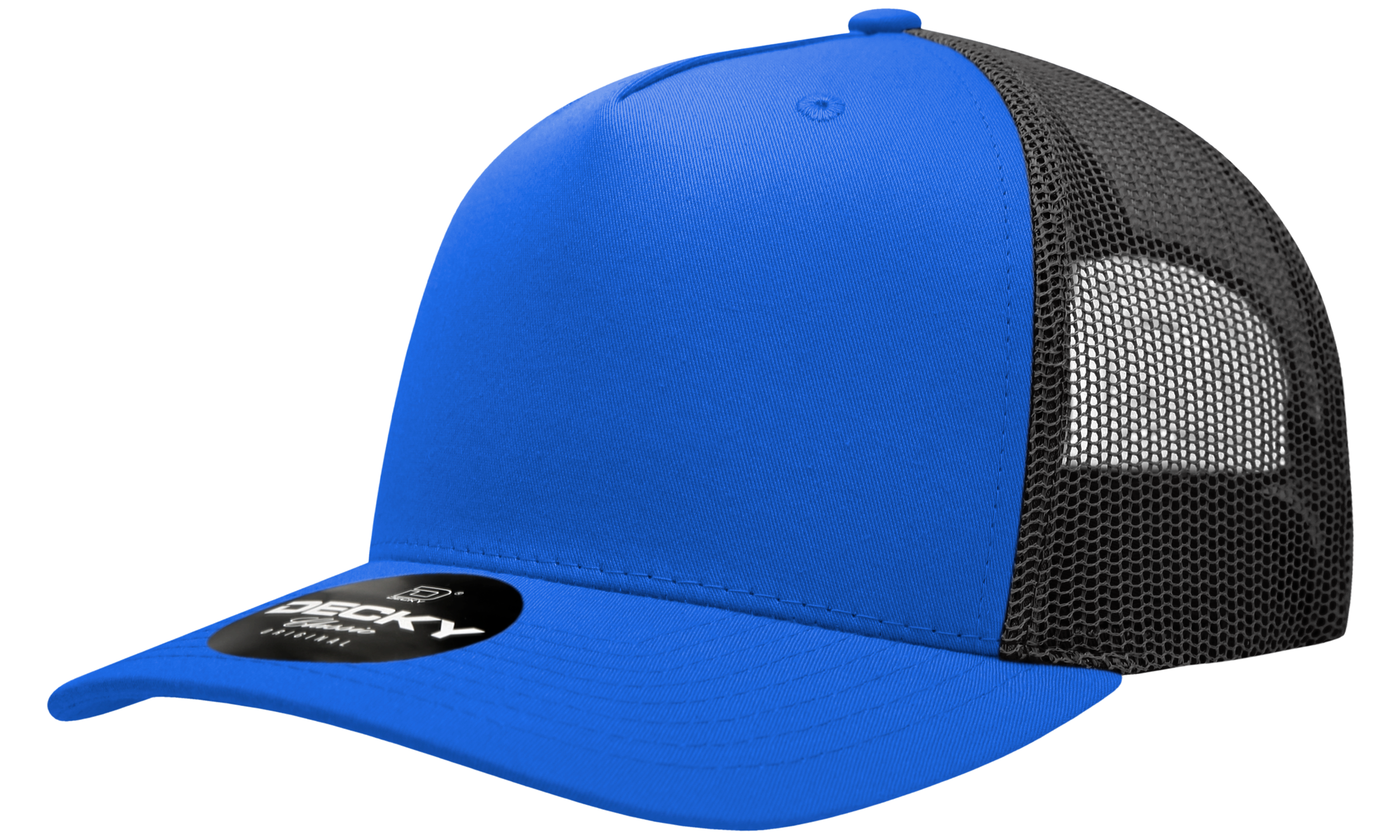 Decky 6030 5 Panel Mid Profile Structured Cotton Blend Trucker