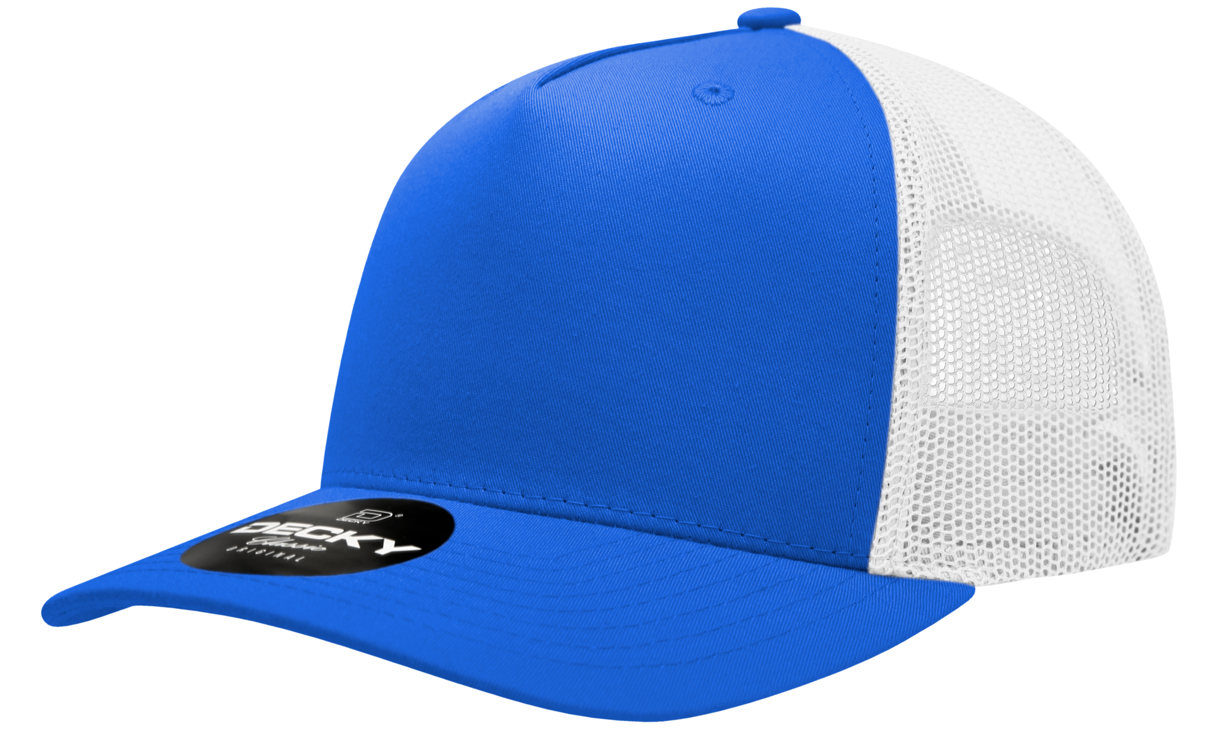 Decky 6030 5 Panel Mid Profile Structured Cotton Blend Trucker
