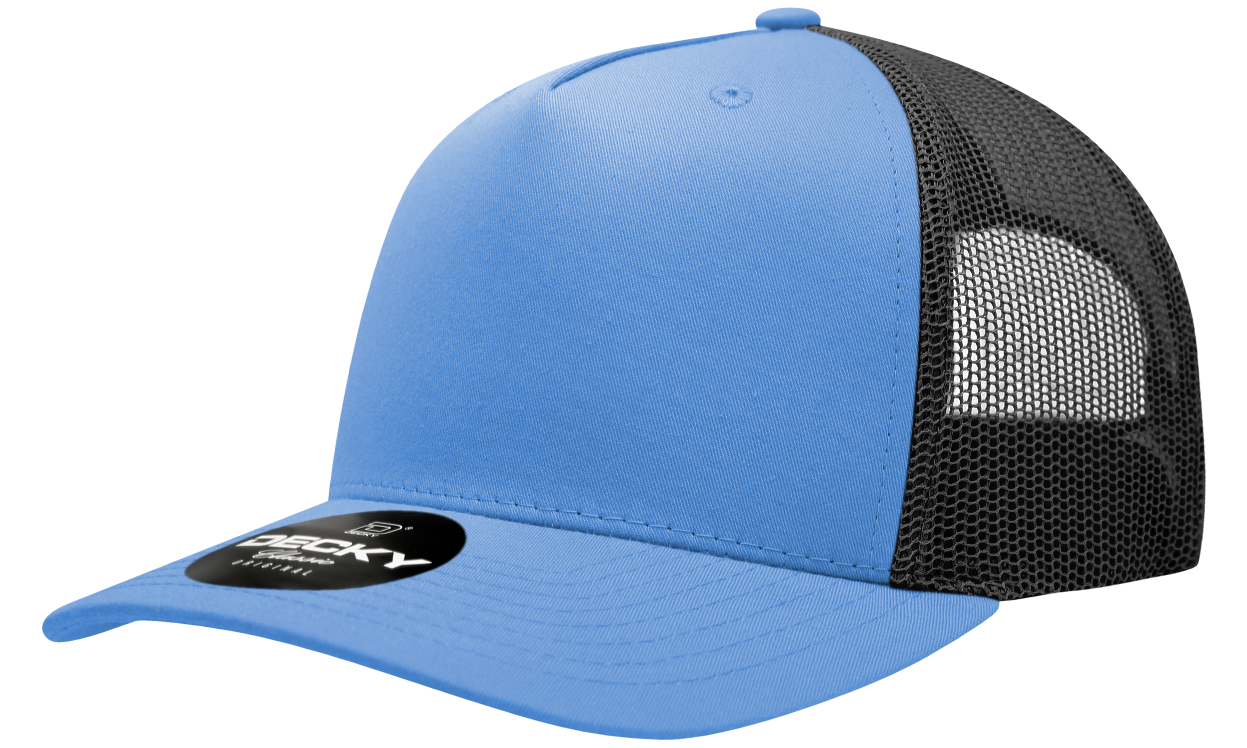 Decky 6030 5 Panel Mid Profile Structured Cotton Blend Trucker