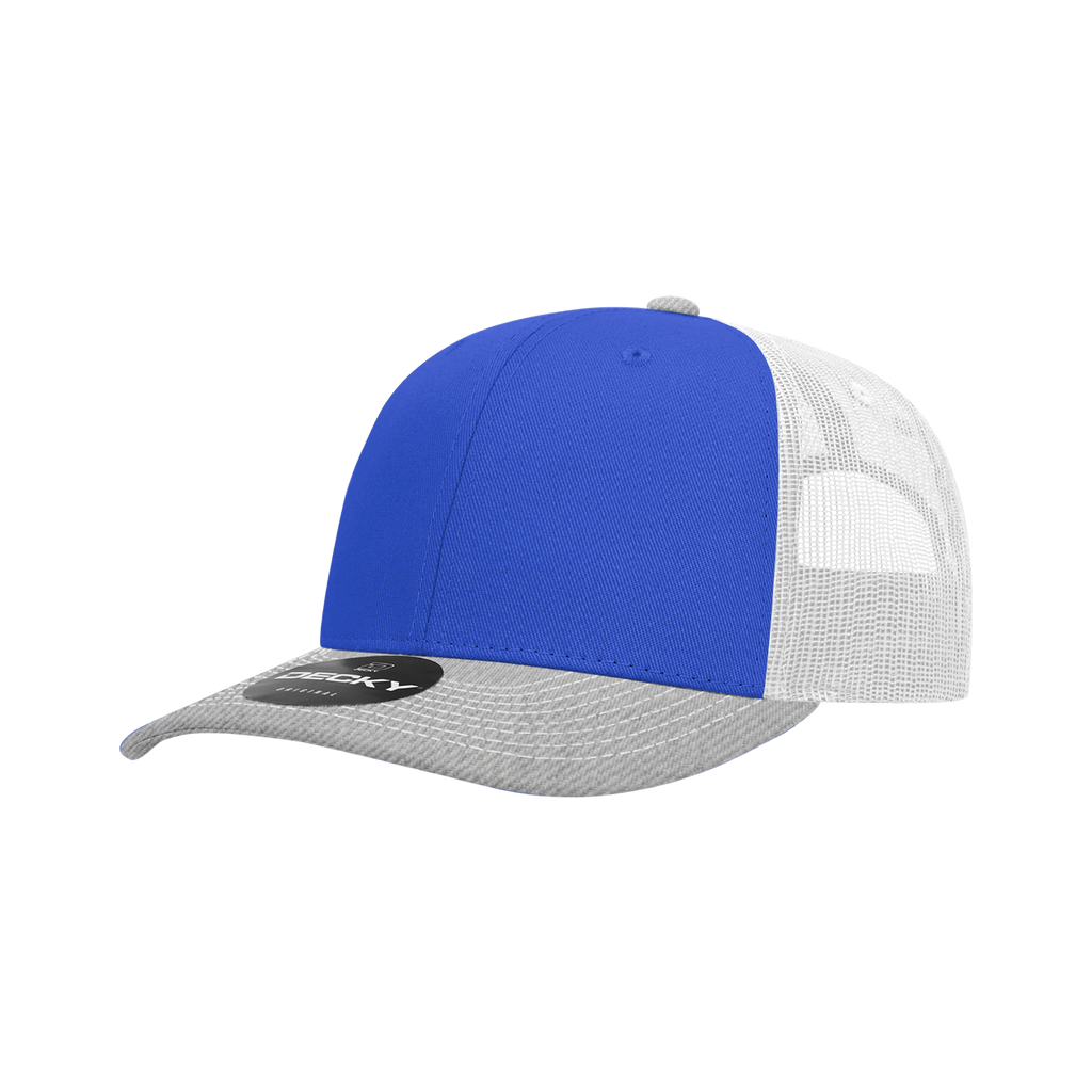 Decky 6031 6 Panel Mid Profile Structured Contra-Stitch Trucker