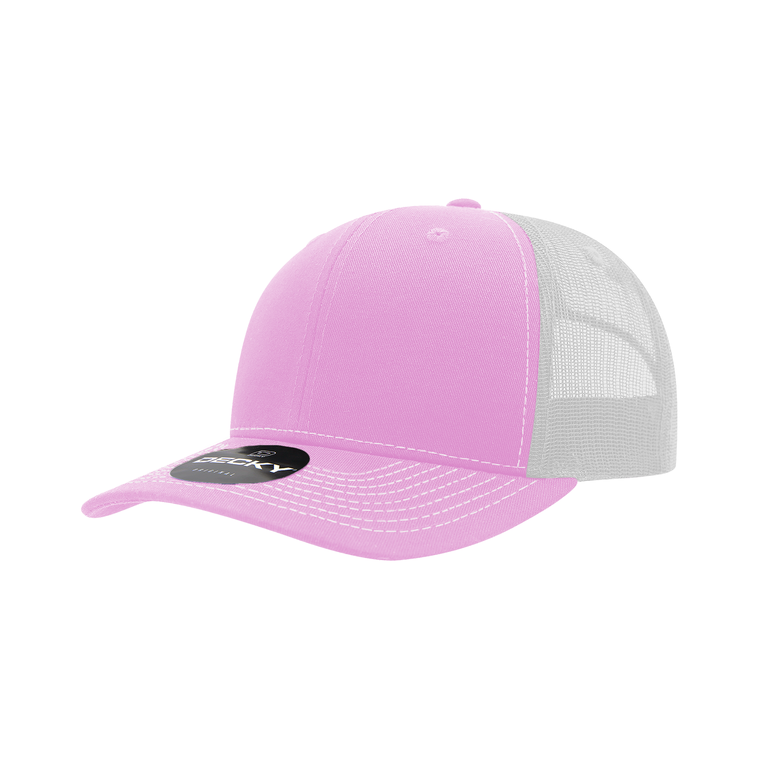 Decky 6031 6 Panel Mid Profile Structured Contra-Stitch Trucker