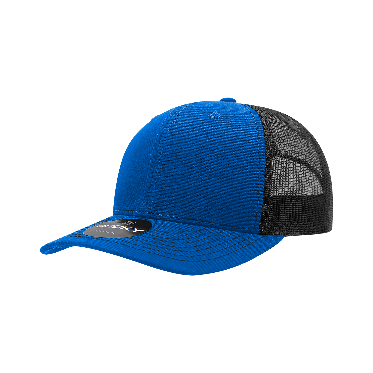 Decky 6031 6 Panel Mid Profile Structured Contra-Stitch Trucker