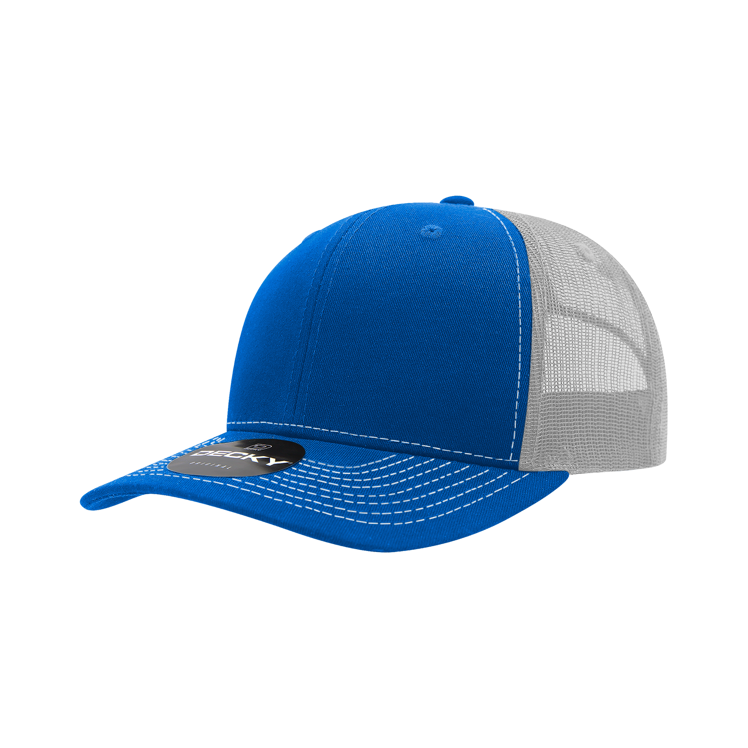 Decky 6031 6 Panel Mid Profile Structured Contra-Stitch Trucker