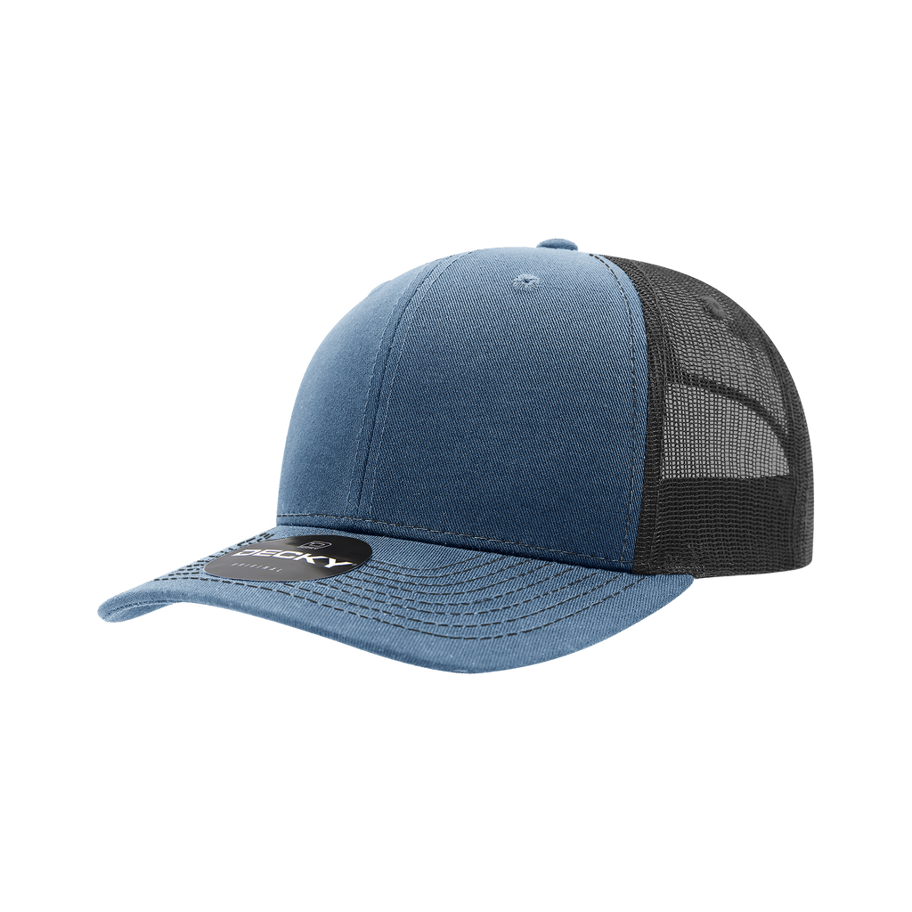 Decky 6031 6 Panel Mid Profile Structured Contra-Stitch Trucker