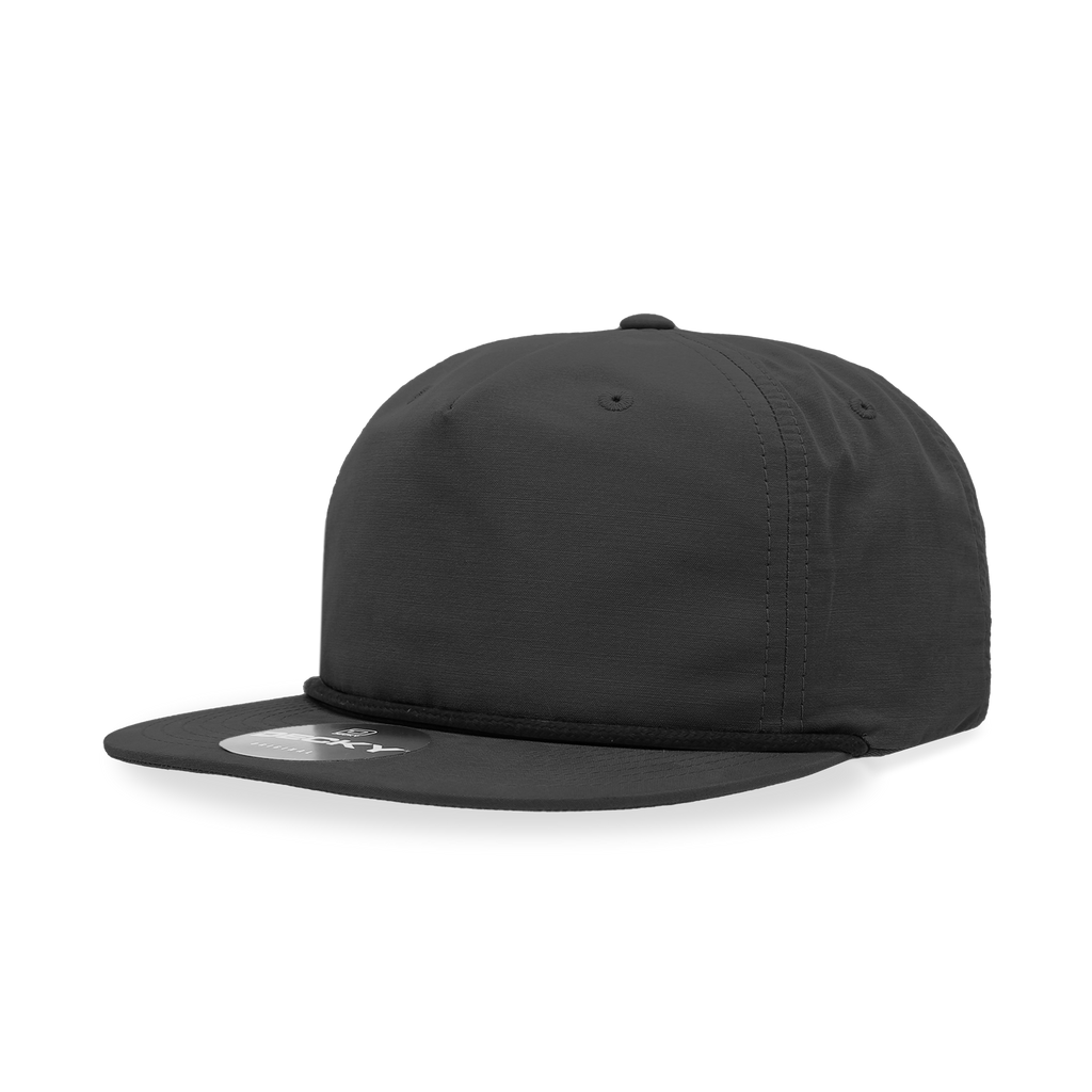 Decky 6032 5 Panel High Profile Relaxed Cotton Blend Rope Hat