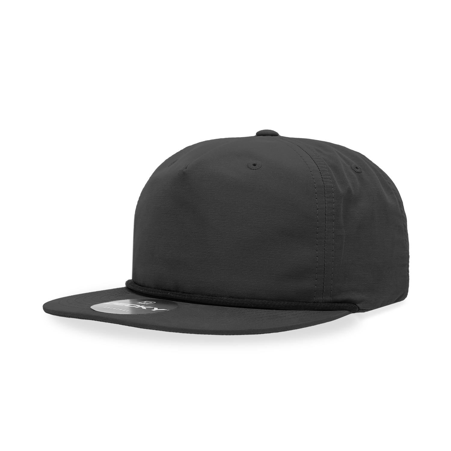 Decky 6032 5 Panel High Profile Relaxed Cotton Blend Rope Hat