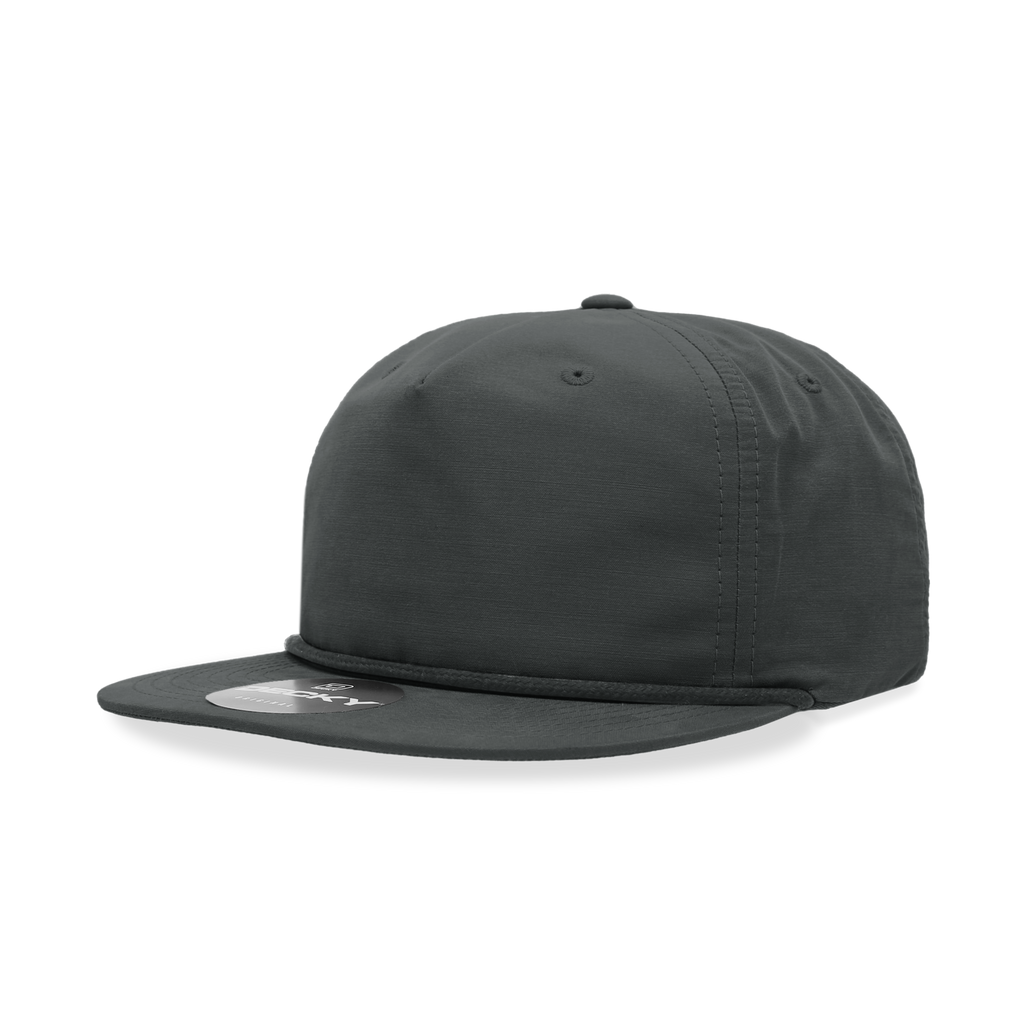 Decky 6032 5 Panel High Profile Relaxed Cotton Blend Rope Hat