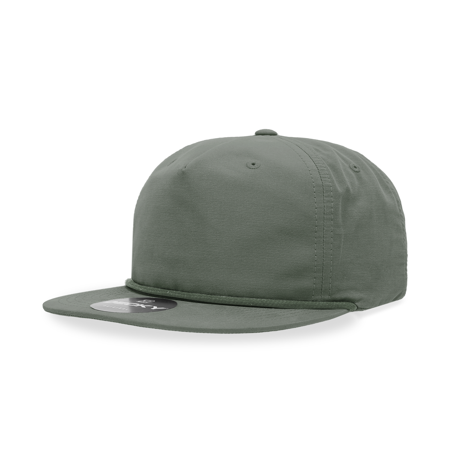 Decky 6032 5 Panel High Profile Relaxed Cotton Blend Rope Hat