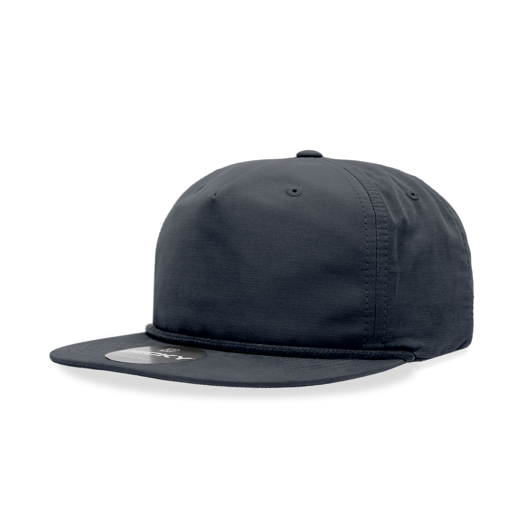 Decky 6032 5 Panel High Profile Relaxed Cotton Blend Rope Hat