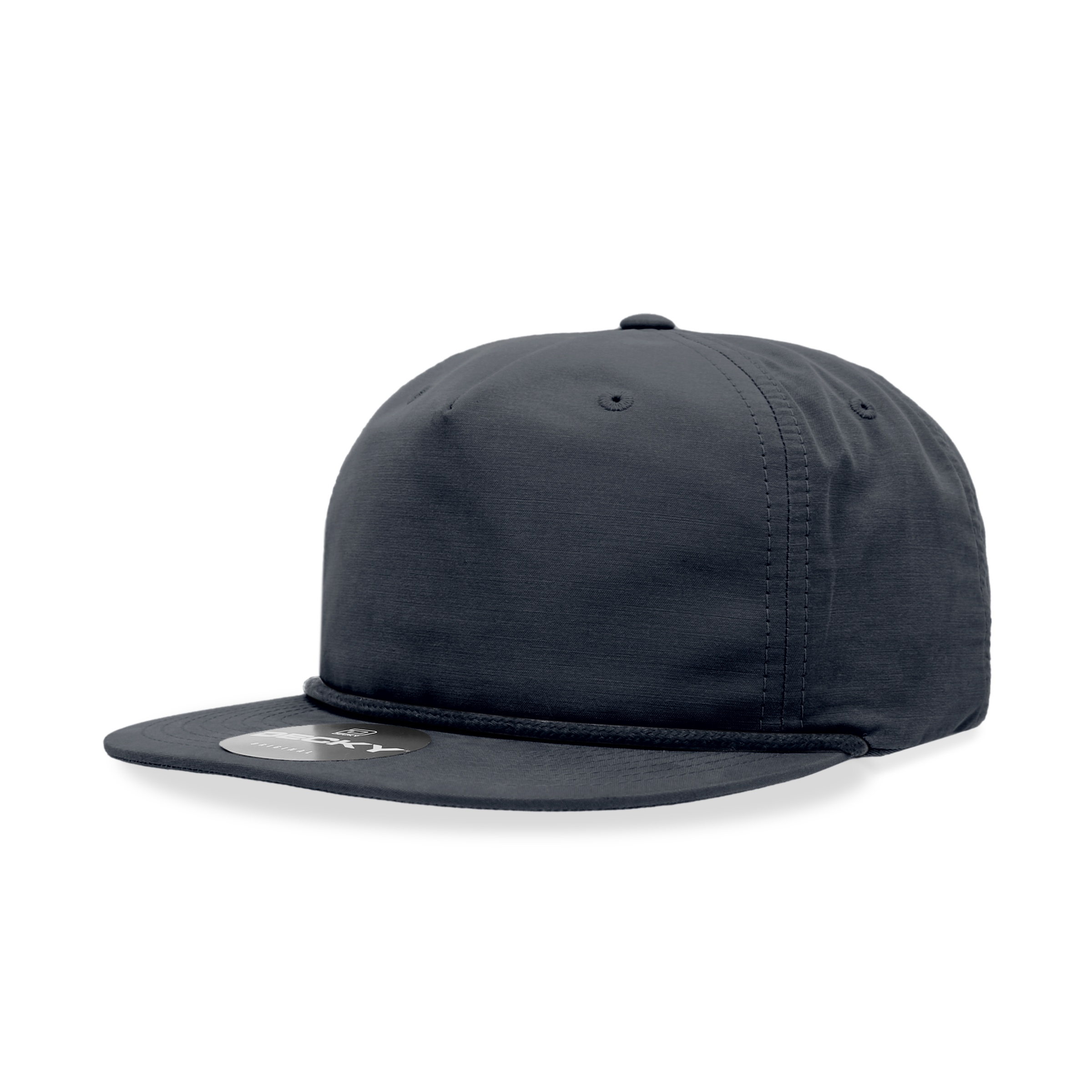 Decky 6032 5 Panel High Profile Relaxed Cotton Blend Rope Hat