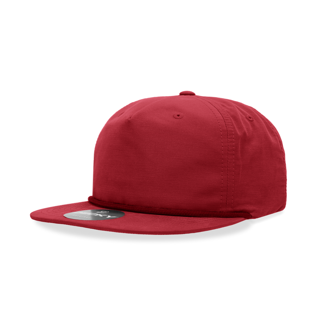 Decky 6032 5 Panel High Profile Relaxed Cotton Blend Rope Hat