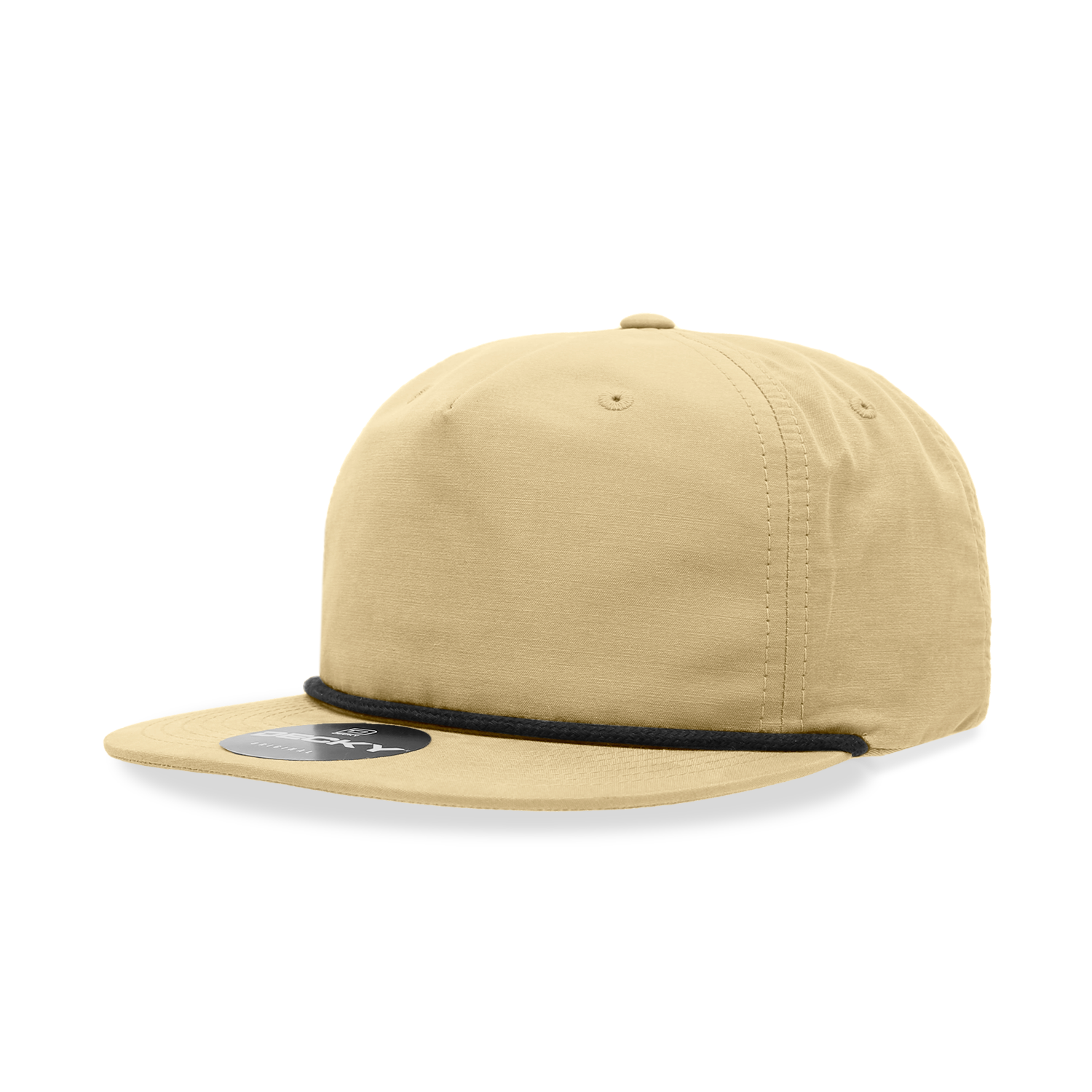 Decky 6032 5 Panel High Profile Relaxed Cotton Blend Rope Hat