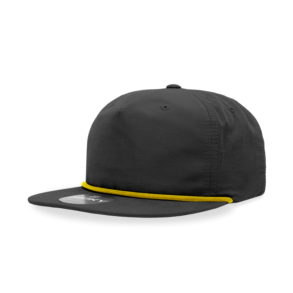 Decky 6032 5 Panel High Profile Relaxed Cotton Blend Rope Hat